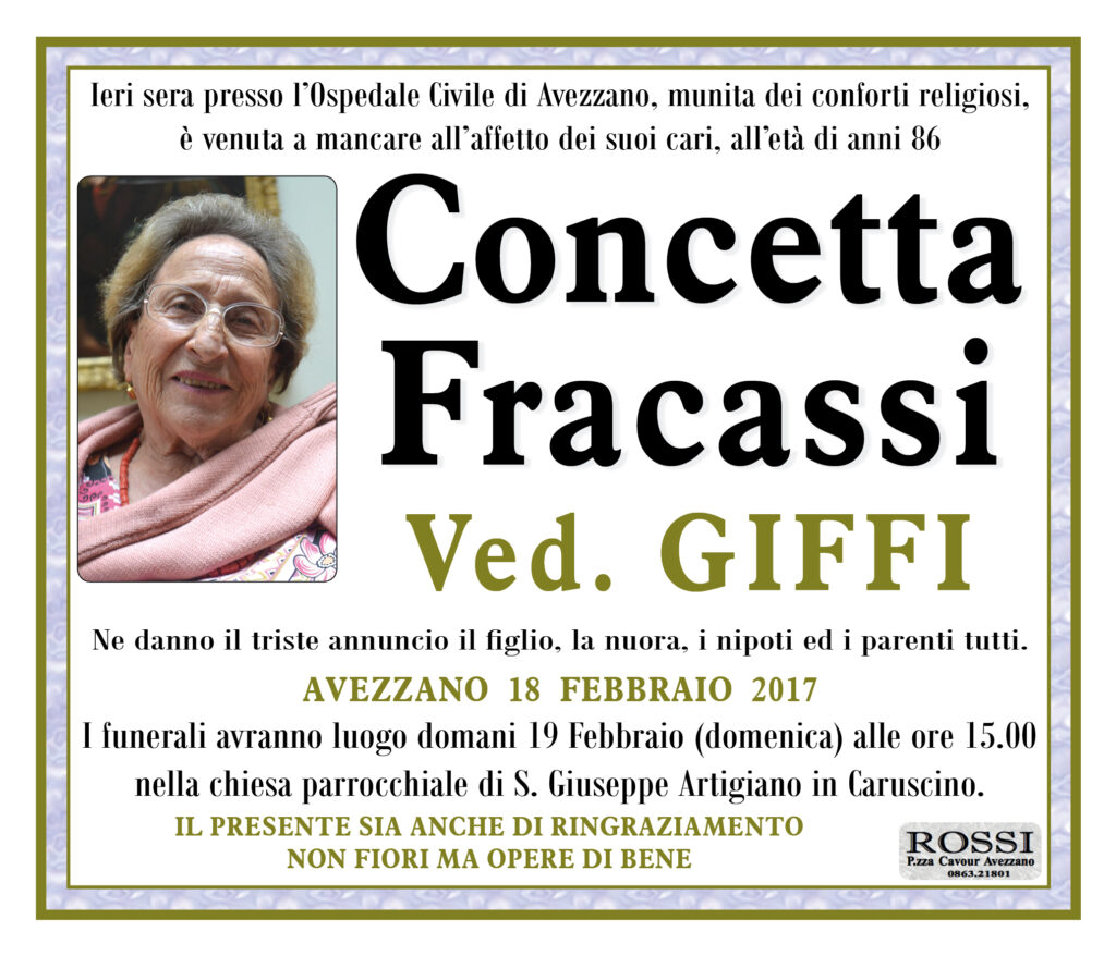 Concetta Fracassi