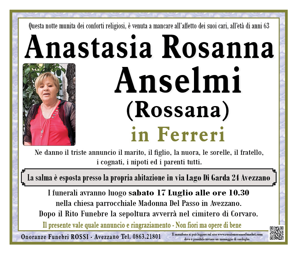 Anastasia Rosanna Anselmi