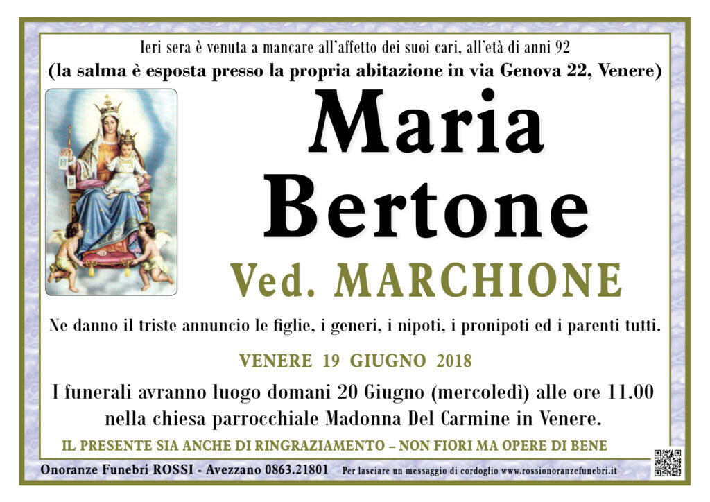 Maria Bertone