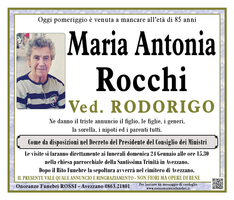 Maria Antonia Rocchi