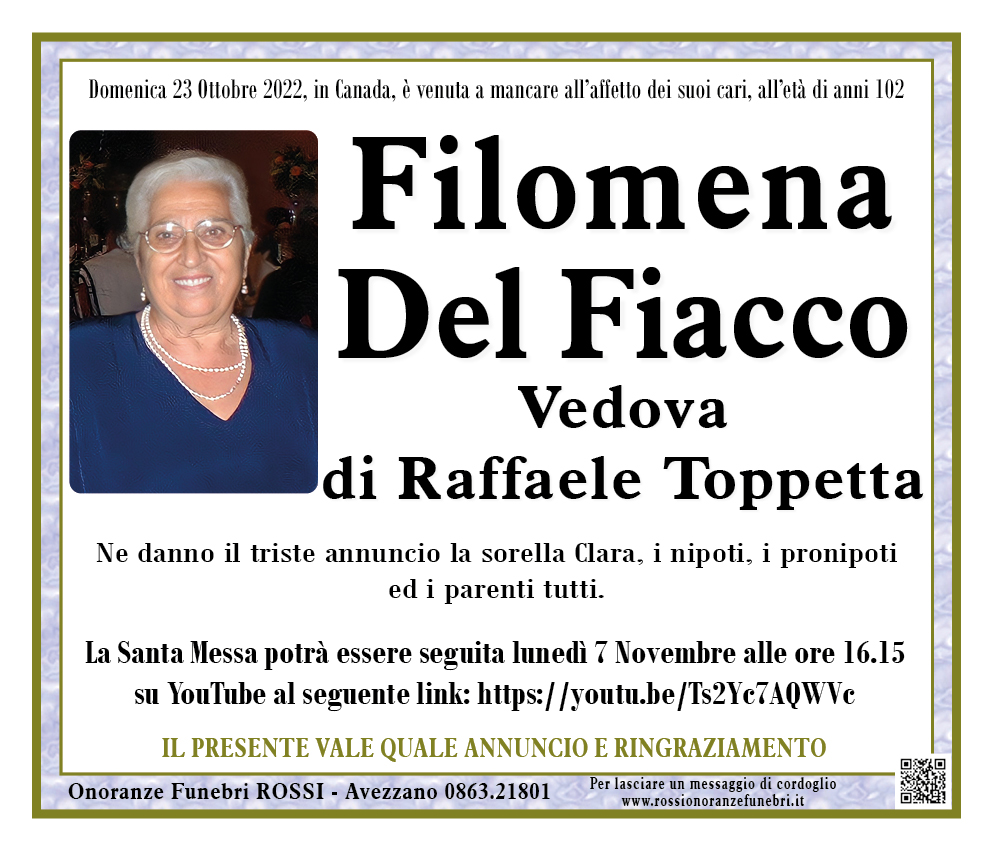 Filomena Del Fiacco