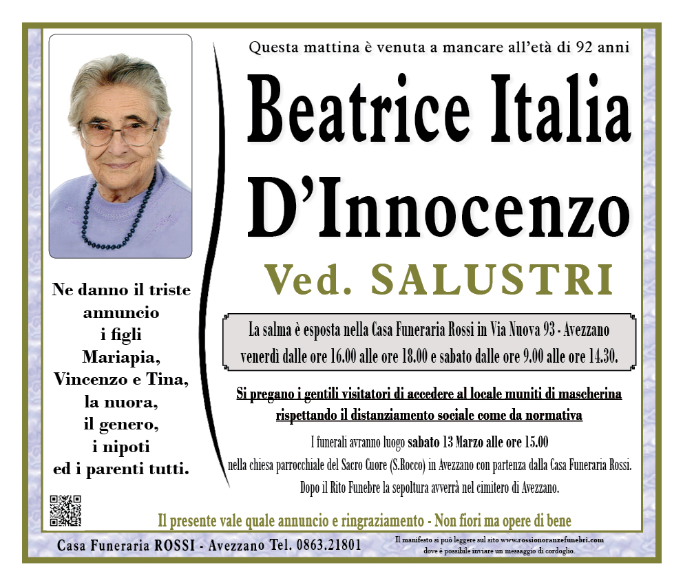 Beatrice Italia D'Innocenzo