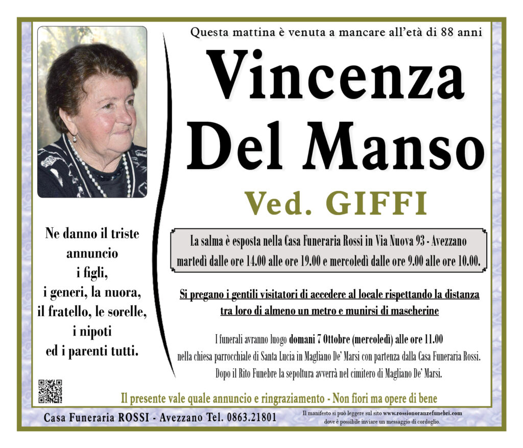 Vincenza Del Manso