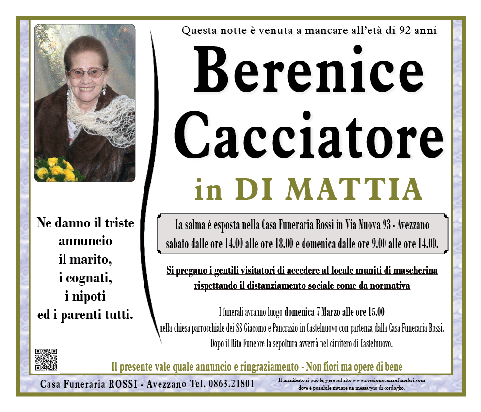 Berenice Cacciatore