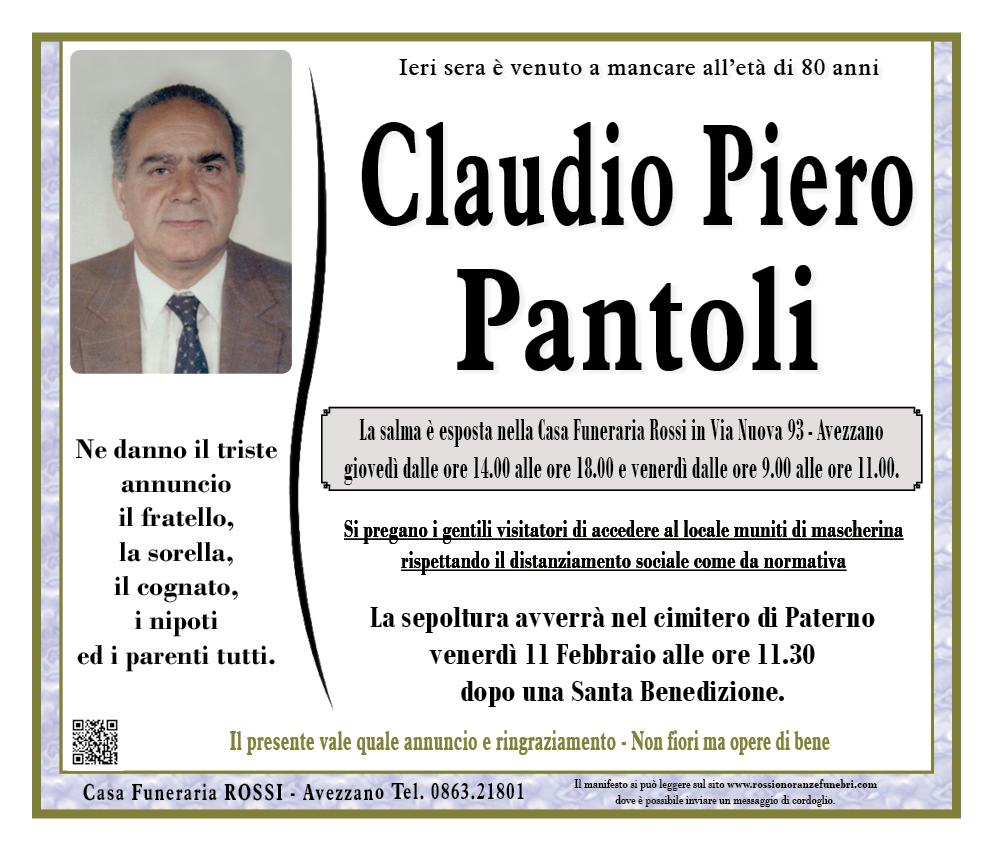 Claudio Piero Pantoli