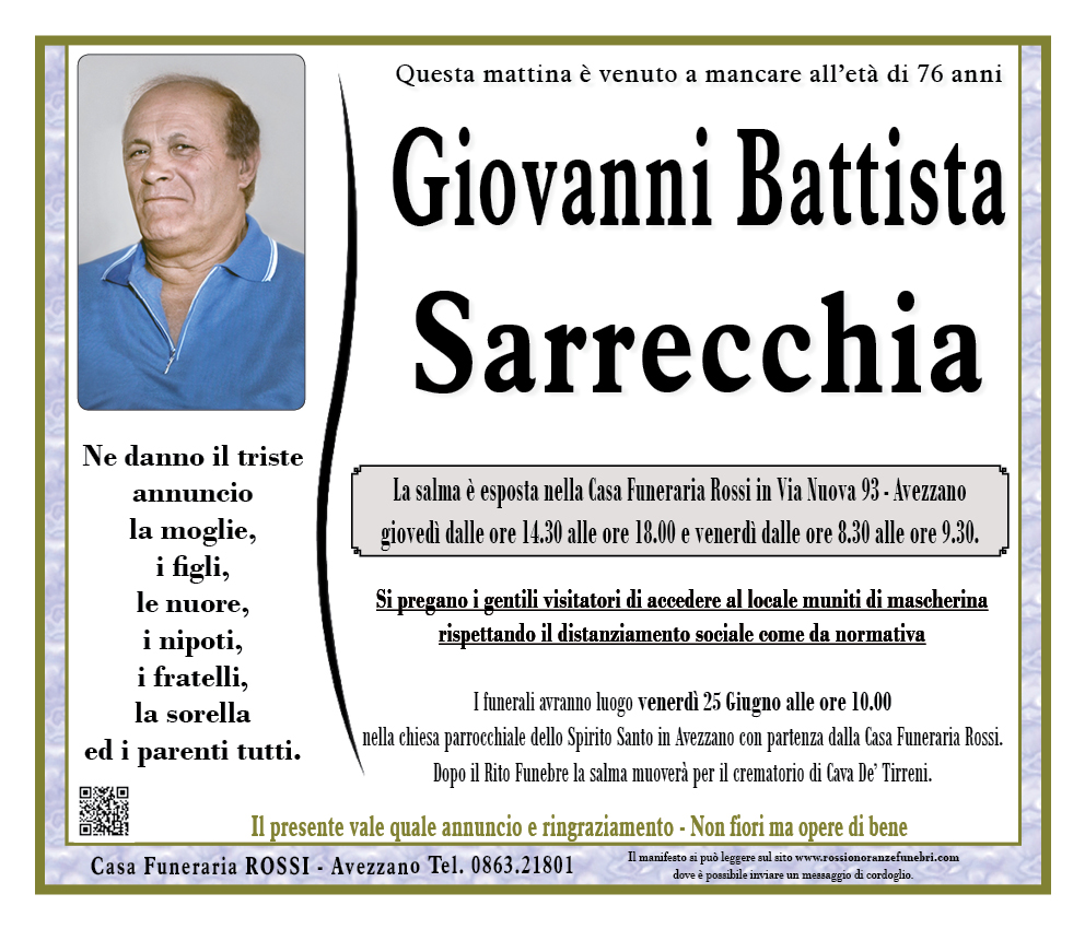 Giovanni Battista Sarrecchia