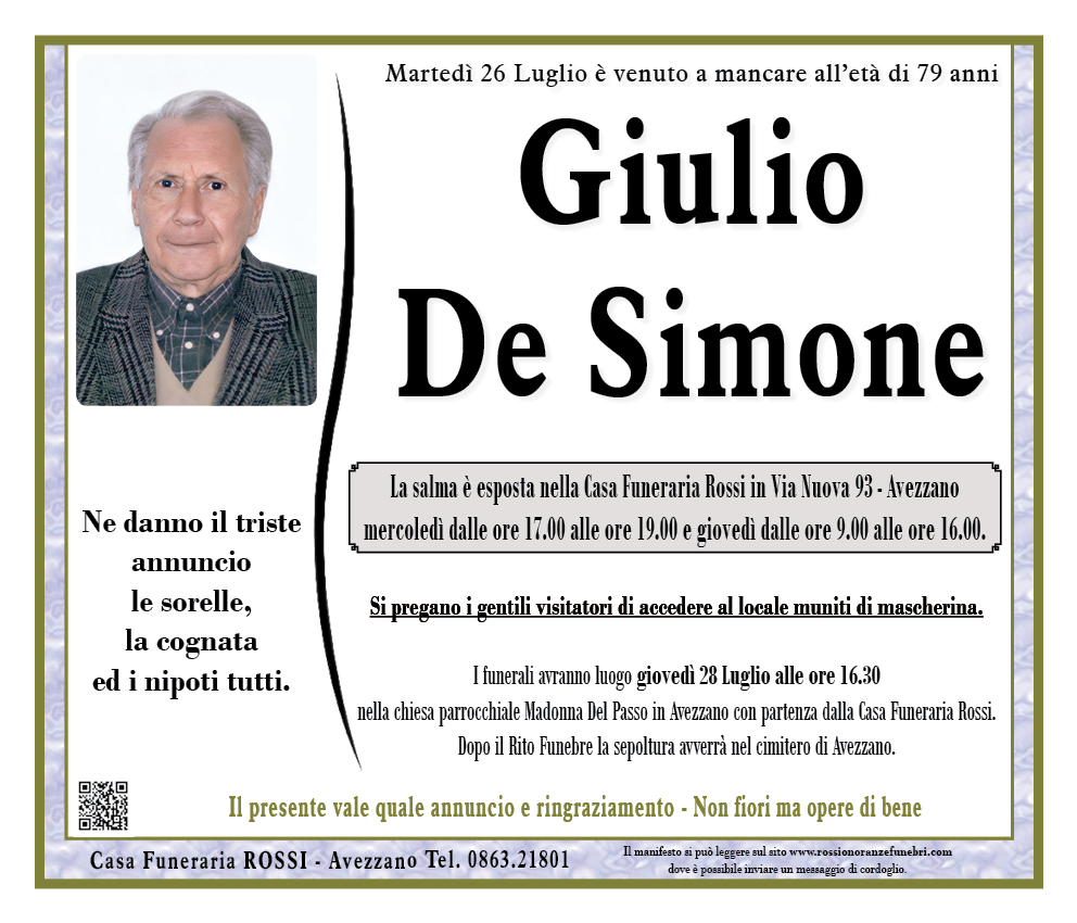 Giulio De Simone