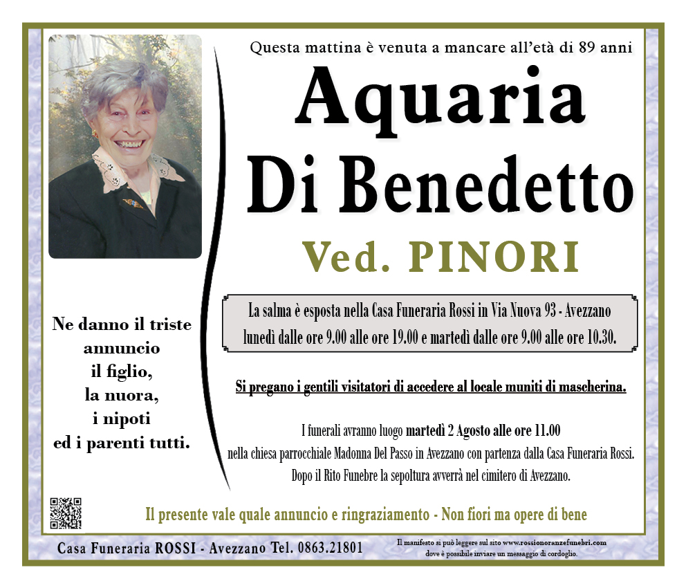 Aquaria Di Benedetto