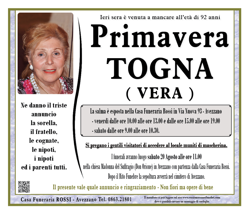 Primavera Togna