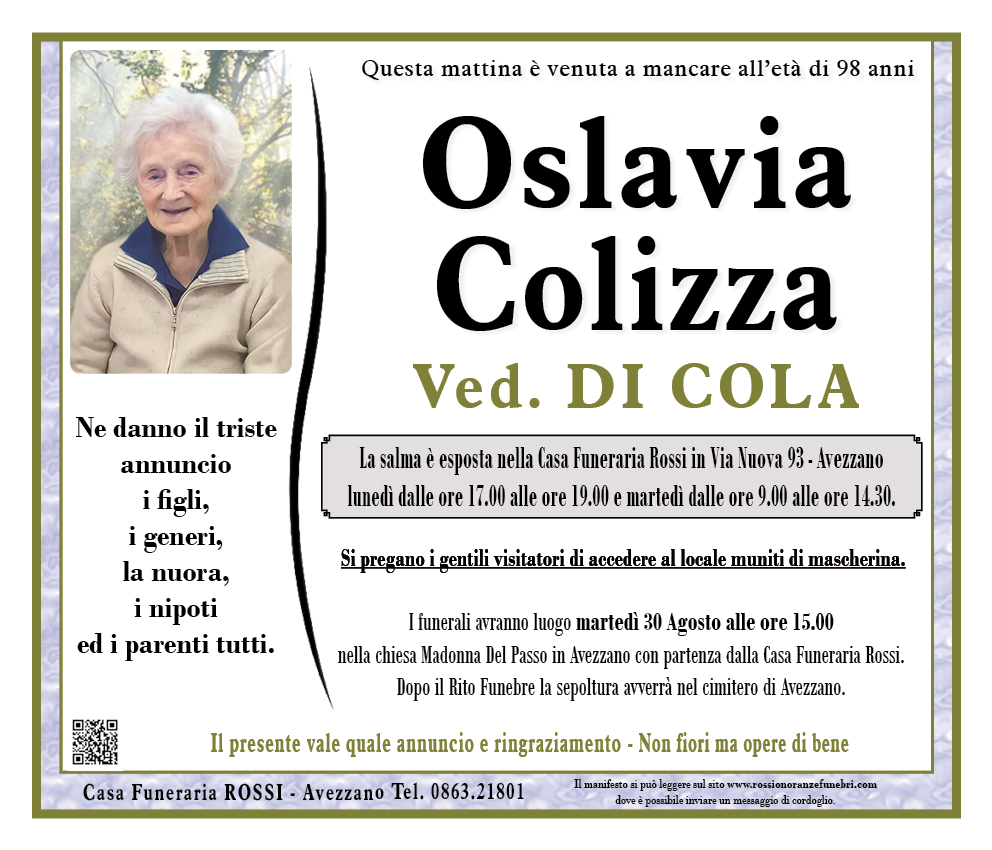 Oslavia Colizza