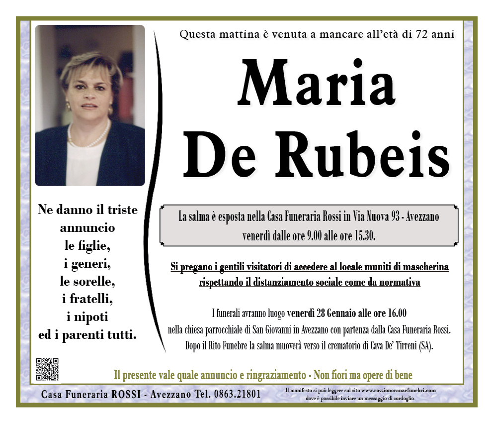 Maria De Rubeis