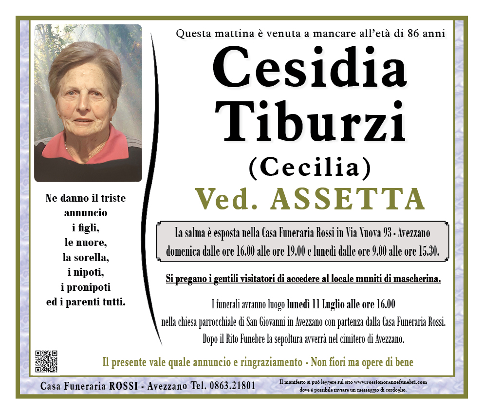 Cesidia Tiburzi (Cecilia)