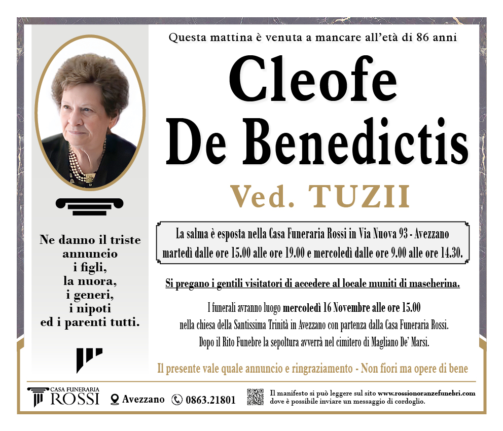 Cleofe De Benedictis